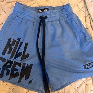 Kill Crew Light Blue Athletic Shorts